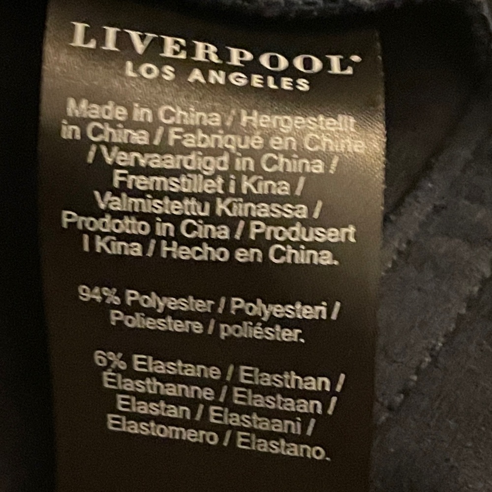 S Suede Faux LiverPool Biker Moto Jacket Coat Navy Blue/Silver Accents NWT New! - Picture 8 of 9